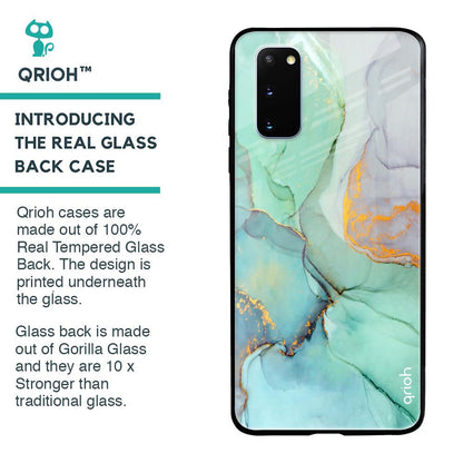 Green Marble Glass case for Samsung Galaxy S20