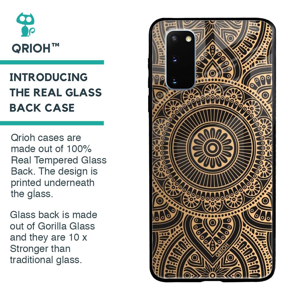 Luxury Mandala Glass Case for Samsung Galaxy S20