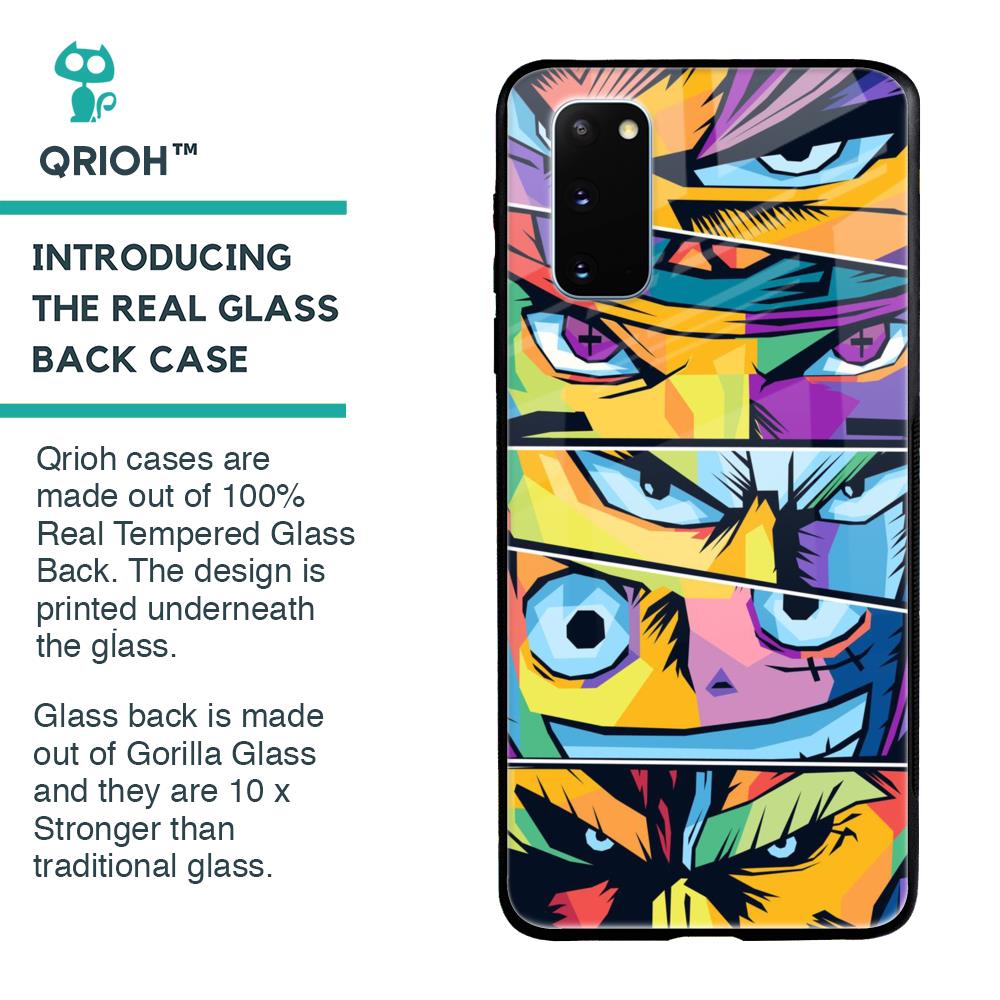 Anime Legends Glass Case for Samsung Galaxy S20
