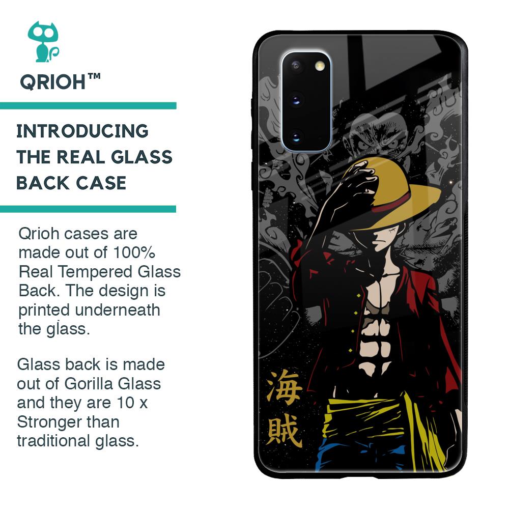 Dark Luffy Glass Case for Samsung Galaxy S20