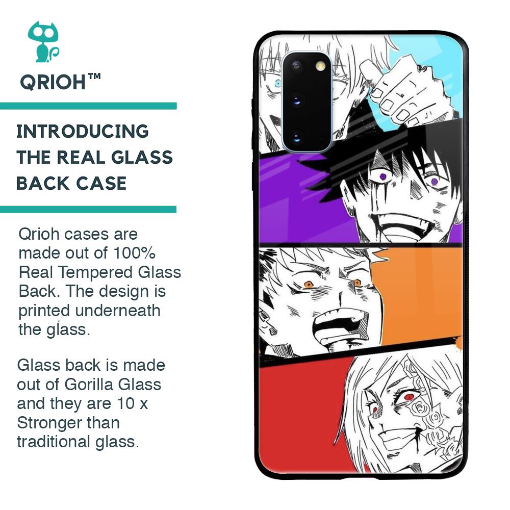 Anime Sketch Glass Case for Samsung Galaxy S20