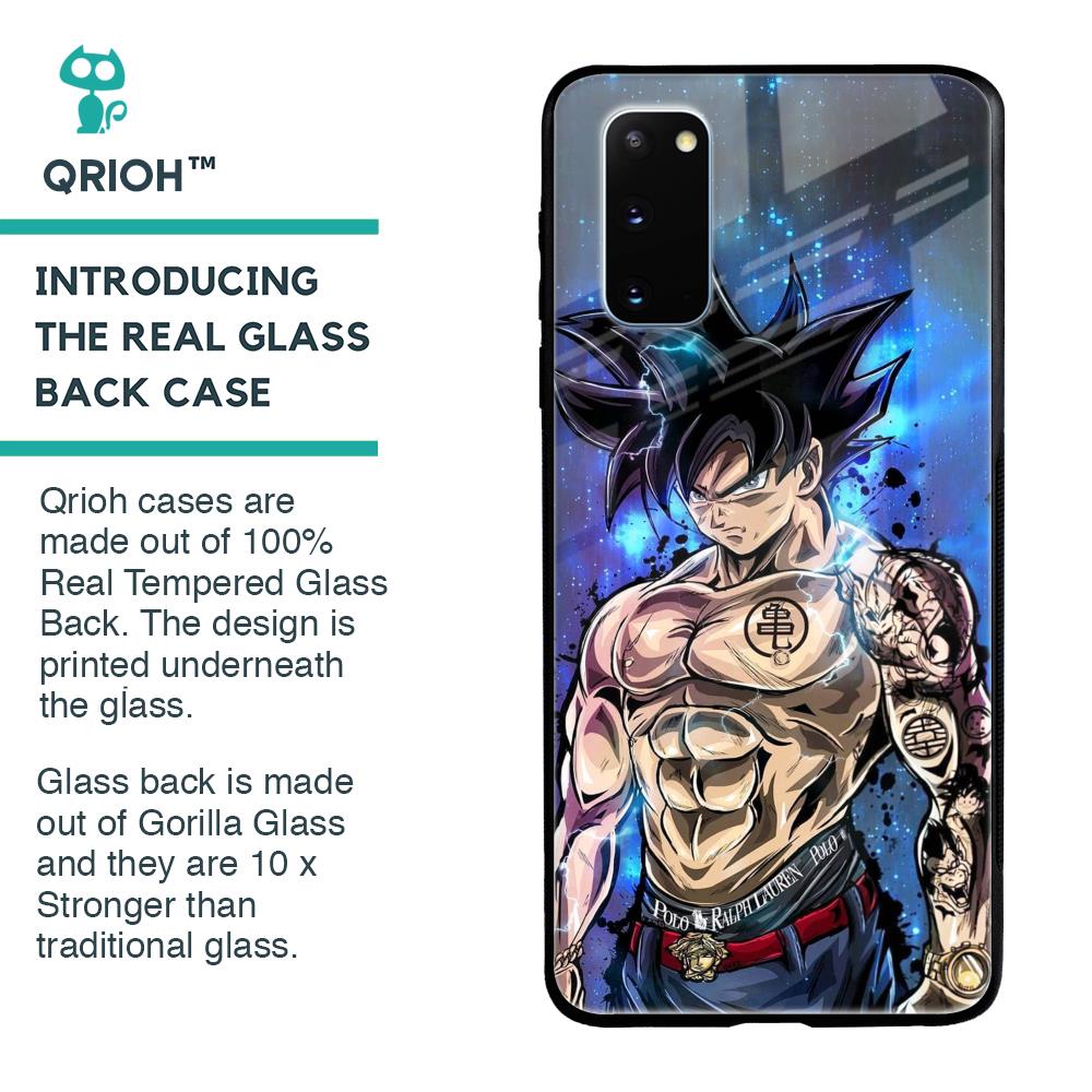 Branded Anime Glass Case for Samsung Galaxy S20