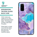 Alcohol ink Marble Glass Case for Samsung Galaxy S20