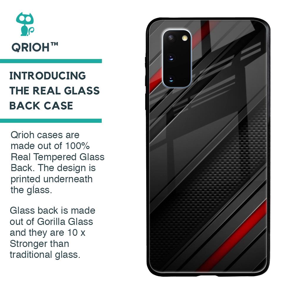 Modern Abstract Glass Case for Samsung Galaxy S20