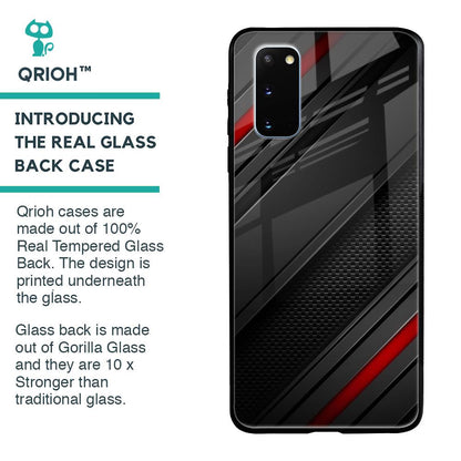 Modern Abstract Glass Case for Samsung Galaxy S20