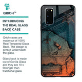 Geographical Map Glass Case for Samsung Galaxy S20