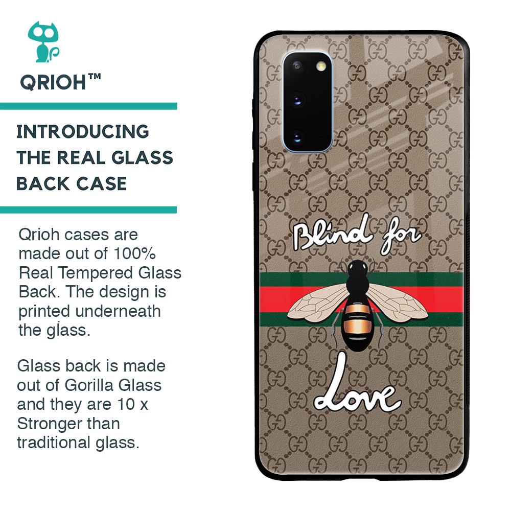Blind For Love Glass case for Samsung Galaxy S20