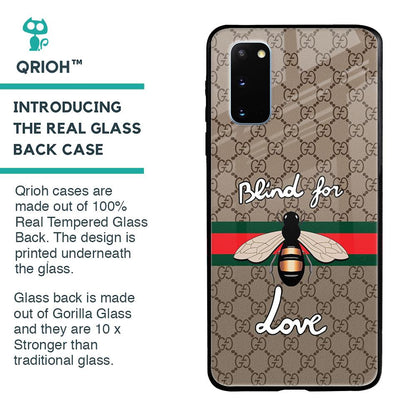Blind For Love Glass case for Samsung Galaxy S20
