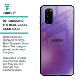 Ultraviolet Gradient Glass Case for Samsung Galaxy S20