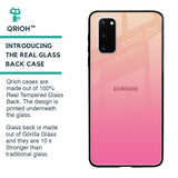 Pastel Pink Gradient Glass Case For Samsung Galaxy S20