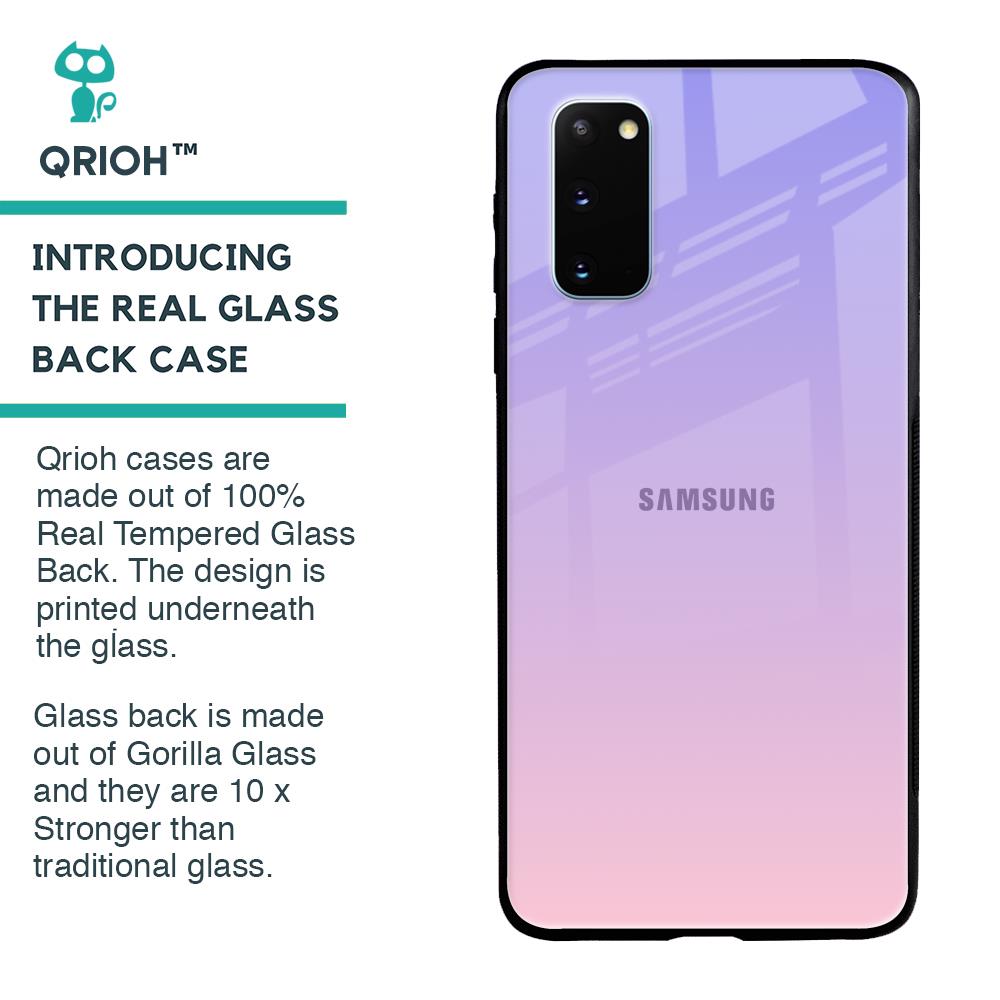 Lavender Gradient Glass Case for Samsung Galaxy S20