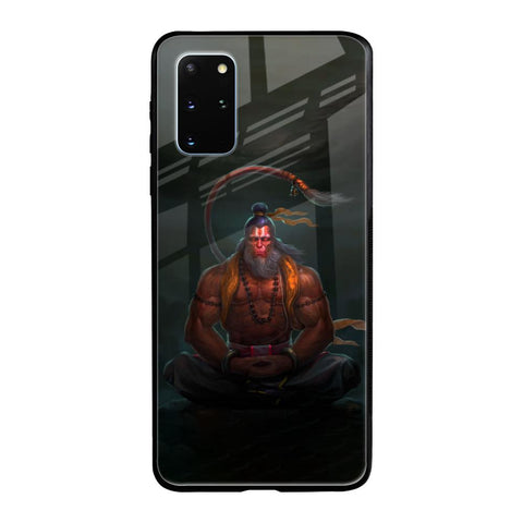 Lord Hanuman Animated Samsung Galaxy S20 Plus Glass Back Cover Online