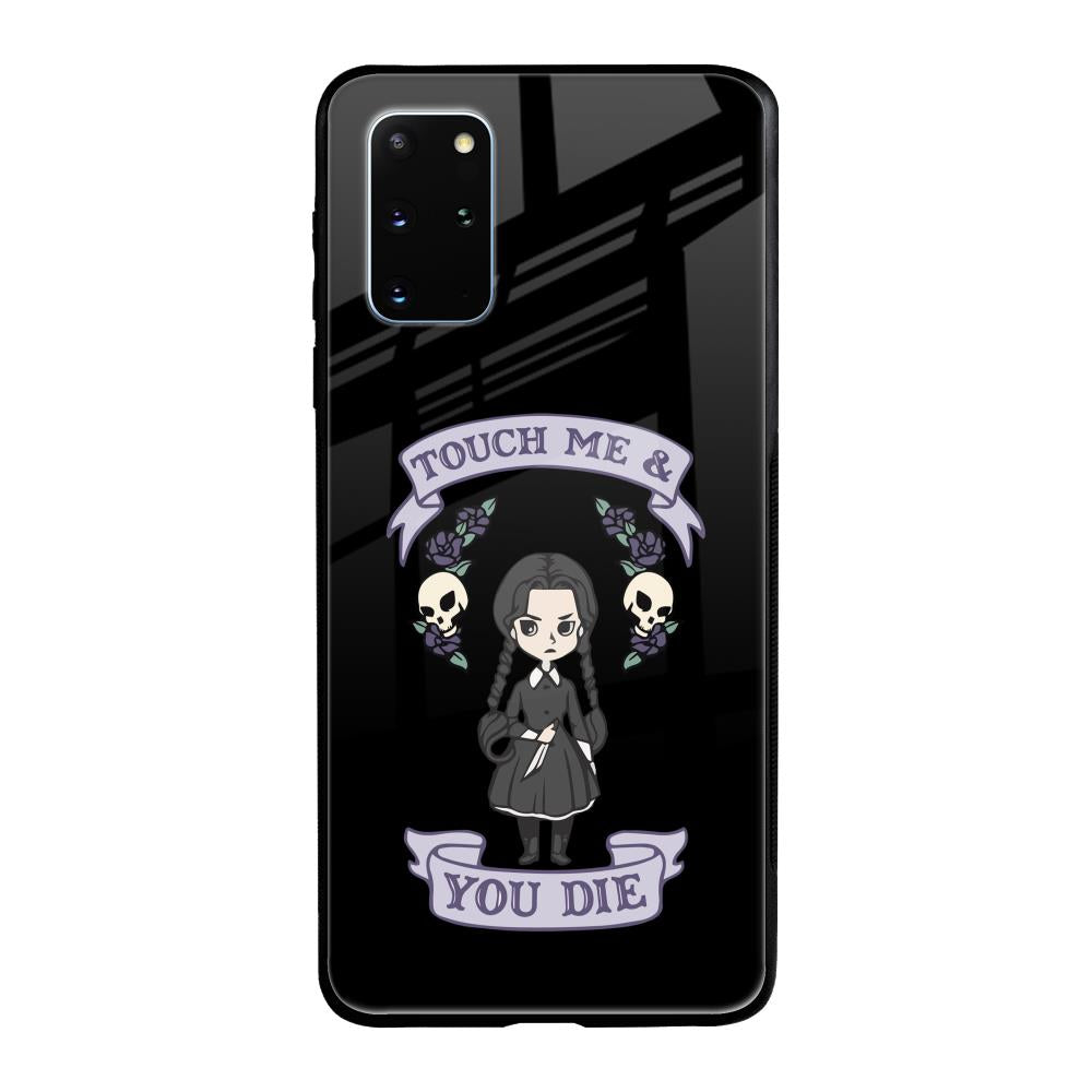 Touch Me & You Die Samsung Galaxy S20 Plus Glass Back Cover Online