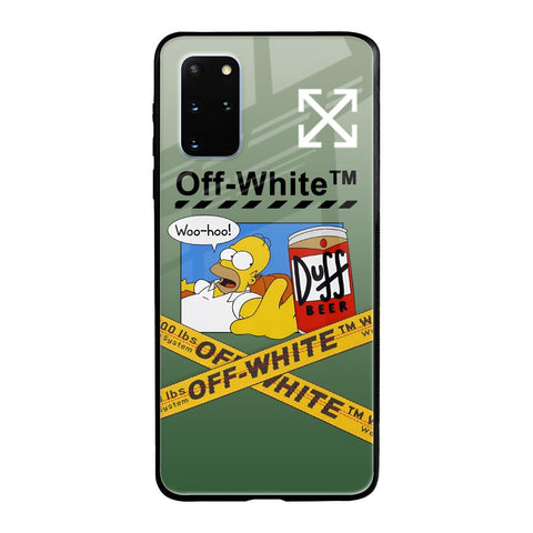 Duff Beer Samsung Galaxy S20 Plus Glass Back Cover Online