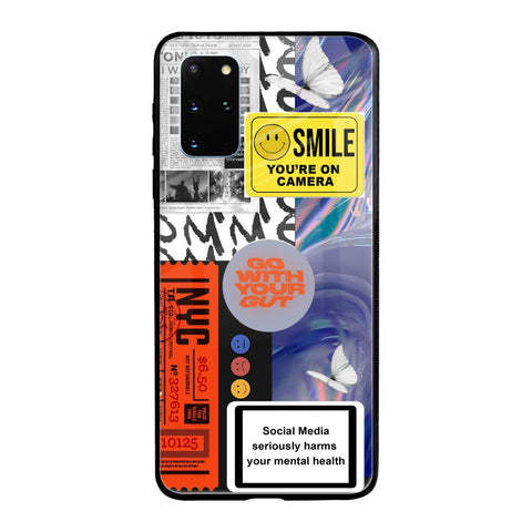 Smile for Camera Samsung Galaxy S20 Plus Glass Back Cover Online