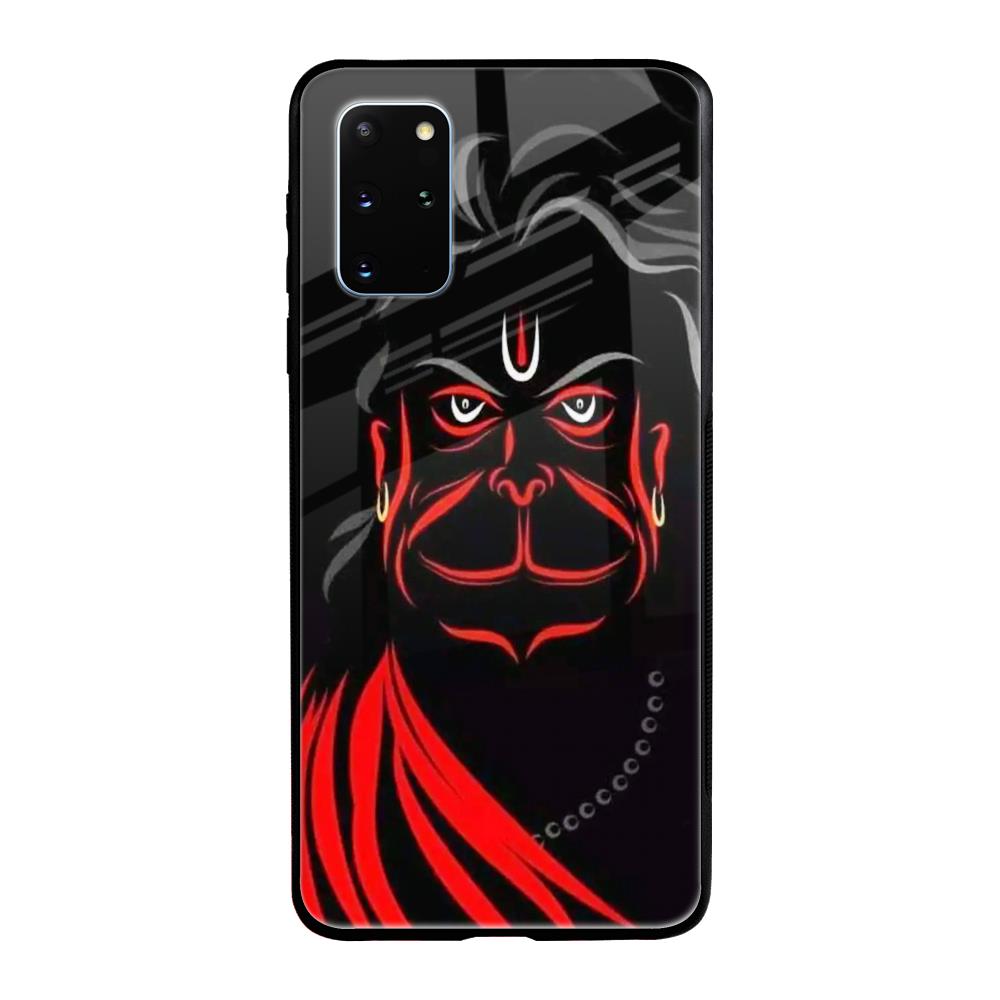 Lord Hanuman Samsung Galaxy S20 Plus Glass Back Cover Online