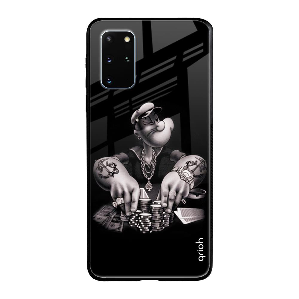 Gambling Problem Samsung Galaxy S20 Plus Glass Back Cover Online