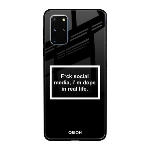 Dope In Life Samsung Galaxy S20 Plus Glass Back Cover Online