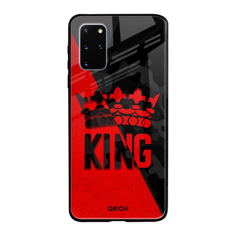 I Am A King Samsung Galaxy S20 Plus Glass Back Cover Online