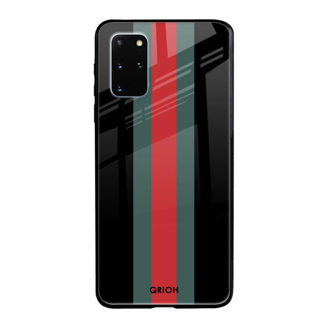Vertical Stripes Samsung Galaxy S20 Plus Glass Back Cover Online
