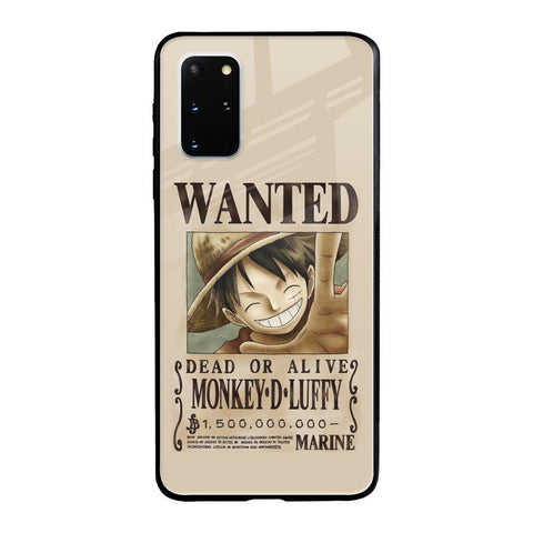 Luffy Wanted Samsung Galaxy S20 Plus Glass Back Cover Online
