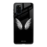 White Angel Wings Samsung Galaxy S20 Plus Glass Back Cover Online