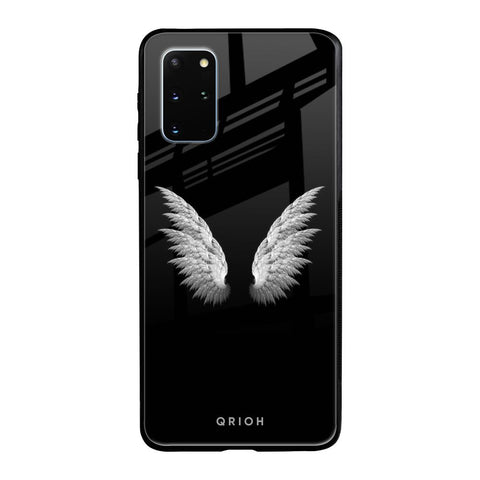 White Angel Wings Samsung Galaxy S20 Plus Glass Back Cover Online