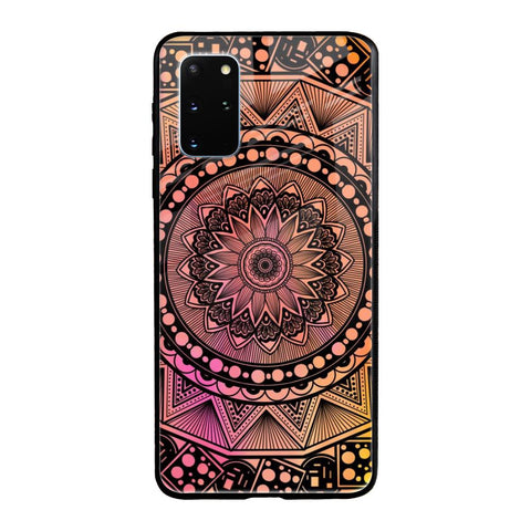 Floral Mandala Samsung Galaxy S20 Plus Glass Back Cover Online