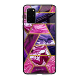 Electroplated Geometric Marble Samsung Galaxy S20 Plus Glass Back Cover Online
