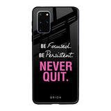 Be Focused Samsung Galaxy S20 Plus Glass Back Cover Online