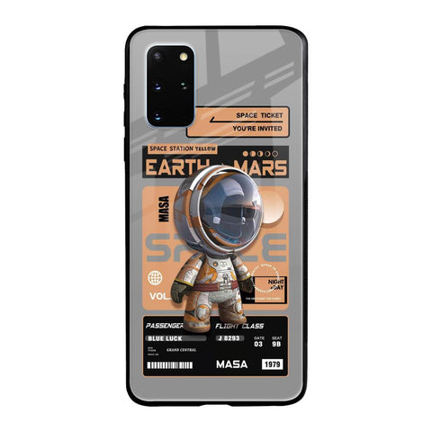 Space Ticket Samsung Galaxy S20 Plus Glass Back Cover Online