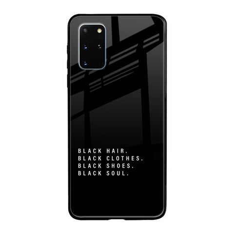 Black Soul Samsung Galaxy S20 Plus Glass Back Cover Online