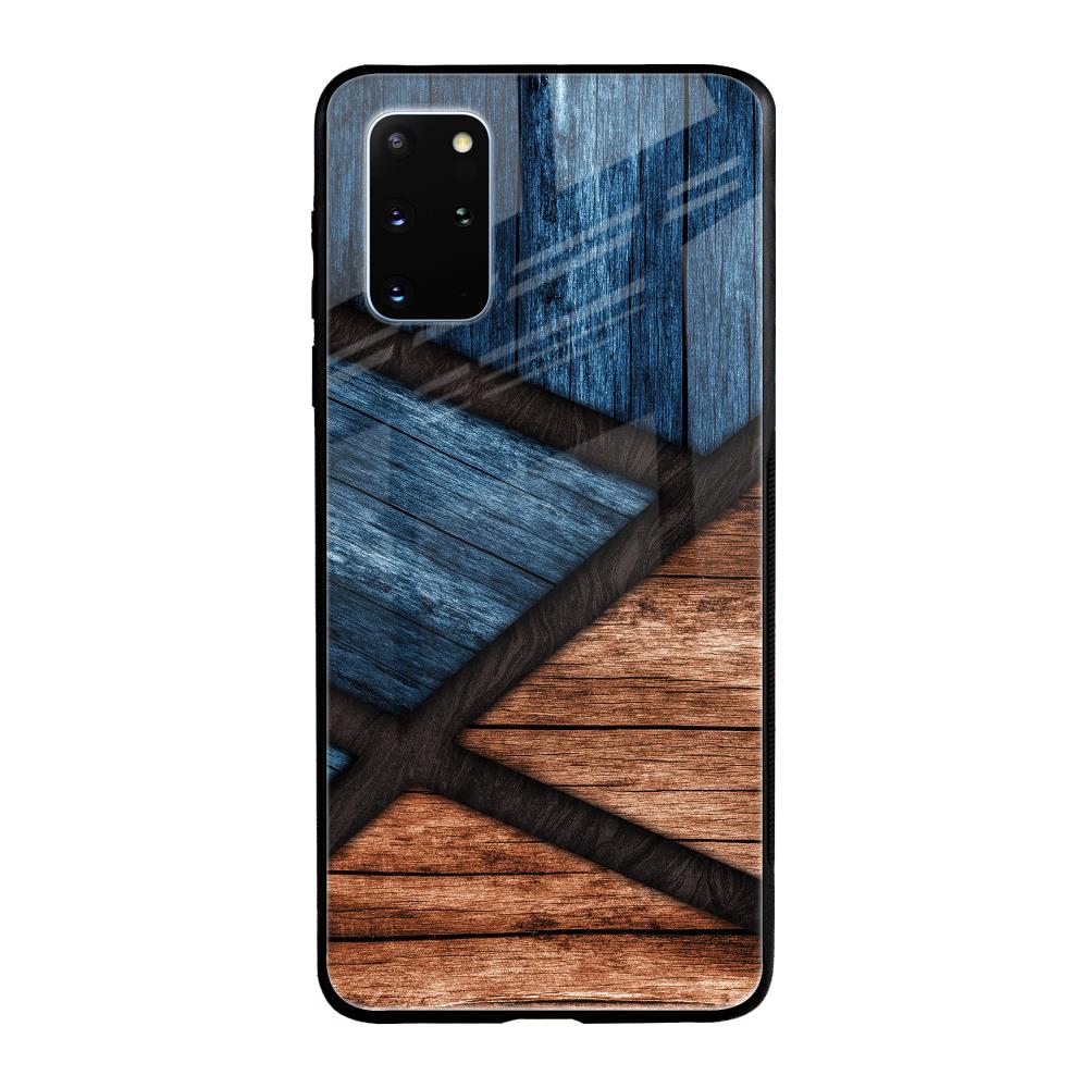Wooden Tiles Samsung Galaxy S20 Plus Glass Back Cover Online