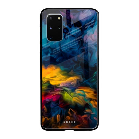 Multicolor Oil Painting Samsung Galaxy S20 Plus Glass Back Cover Online