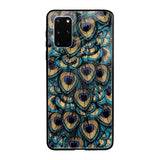 Peacock Feathers Samsung Galaxy S20 Plus Glass Cases & Covers Online