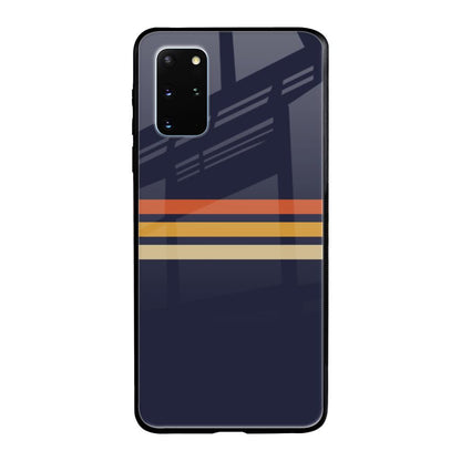 Tricolor Stripes Samsung Galaxy S20 Plus Glass Cases & Covers Online