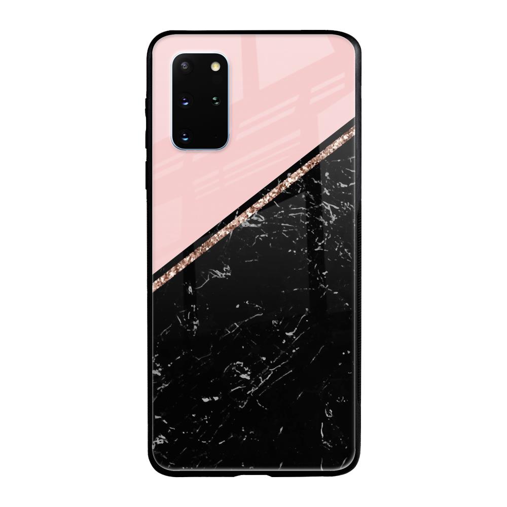 Marble Texture Pink Samsung Galaxy S20 Plus Glass Cases & Covers Online