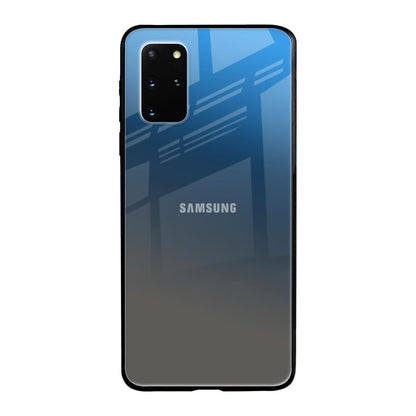 Blue Grey Ombre Samsung Galaxy S20 Plus Glass Back Cover Online
