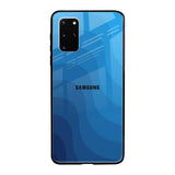 Blue Wave Abstract Samsung Galaxy S20 Plus Glass Back Cover Online