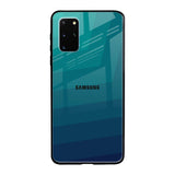 Green Triangle Pattern Samsung Galaxy S20 Plus Glass Back Cover Online