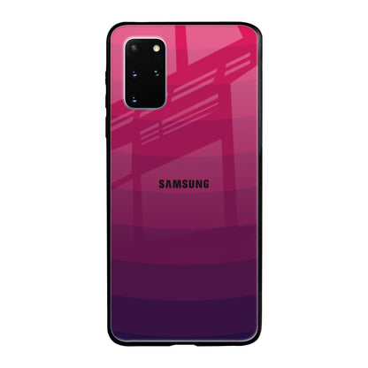 Wavy Pink Pattern Samsung Galaxy S20 Plus Glass Back Cover Online