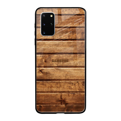 Wooden Planks Samsung Galaxy S20 Plus Glass Back Cover Online