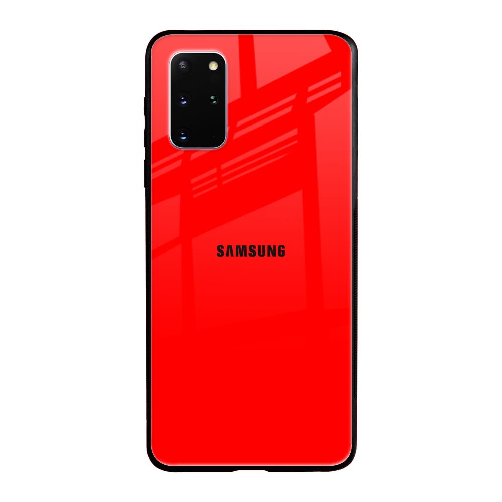 Blood Red Samsung Galaxy S20 Plus Glass Back Cover Online