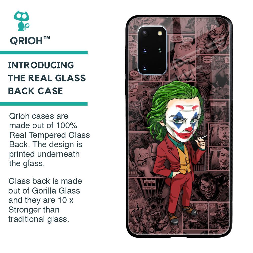 Joker Cartoon Glass Case for Samsung Galaxy S20 Plus