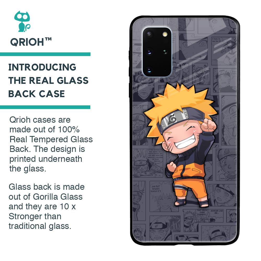 Orange Chubby Glass Case for Samsung Galaxy S20 Plus