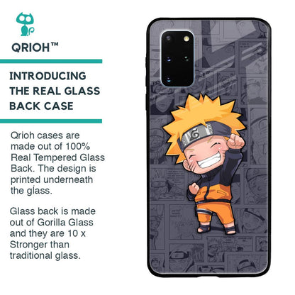 Orange Chubby Glass Case for Samsung Galaxy S20 Plus