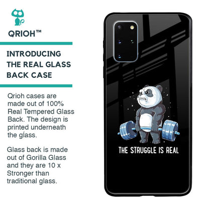 Real Struggle Glass Case for Samsung Galaxy S20 Plus
