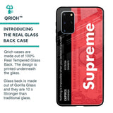 Supreme Ticket Glass Case for Samsung Galaxy S20 Plus