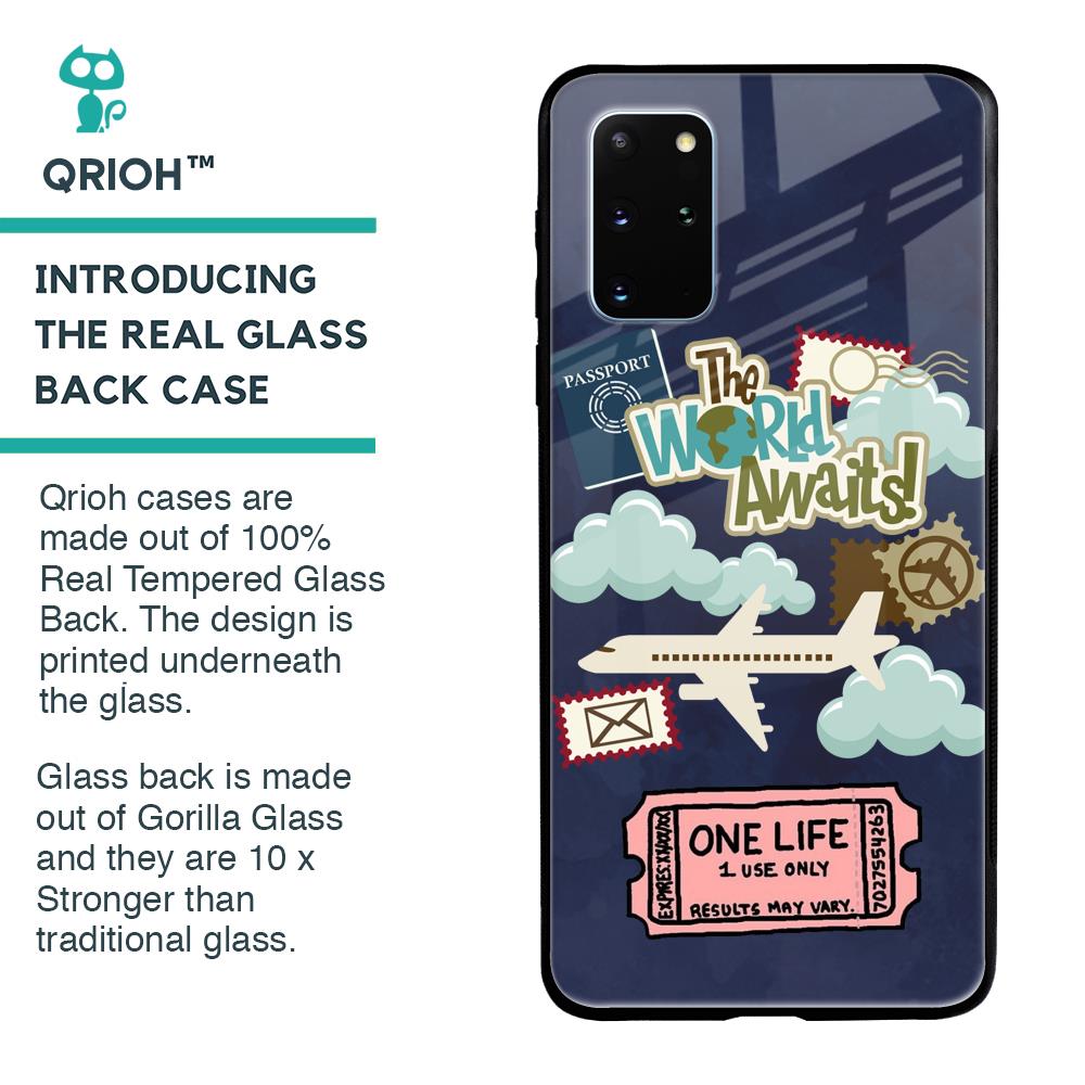 Tour The World Glass Case For Samsung Galaxy S20 Plus
