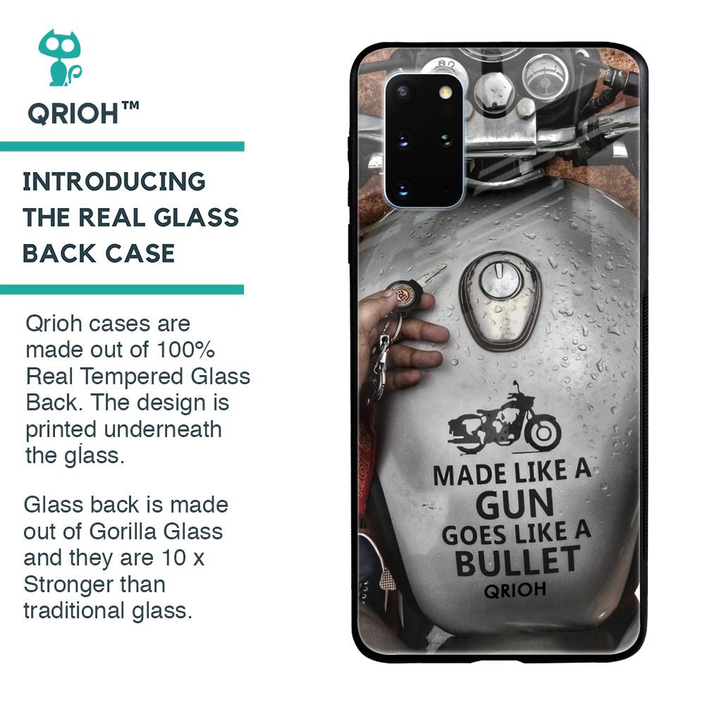 Royal Bike Glass Case for Samsung Galaxy S20 Plus